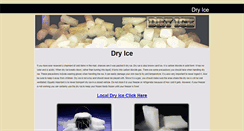 Desktop Screenshot of dryicestore.net
